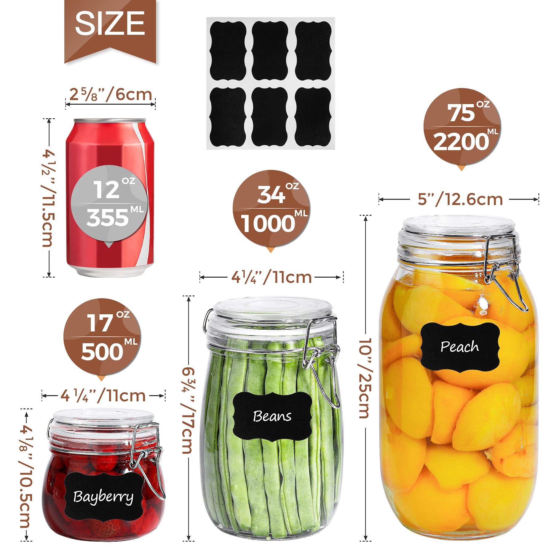 ComSaf jars used for snacks illustrating grab-and-go convenience