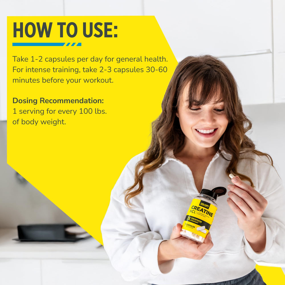 Morning routine with CON-CRET capsules supporting daily cognitive and energy support
