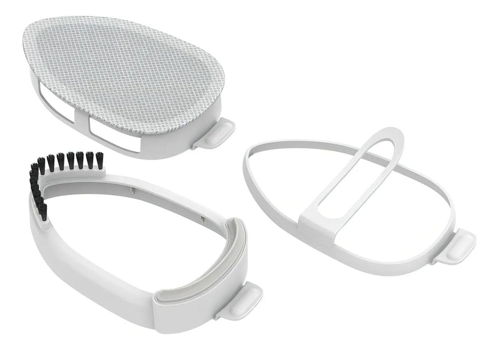 Conair water tank detail with easy-fill port for continuous steam benefit