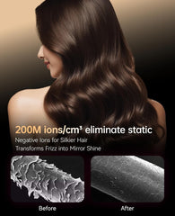 CONFU hair dryer handle controls with roller temperature slide for custom airflow