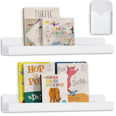 CONIJIWA front view of two magnetic shelves showing compact storage benefit