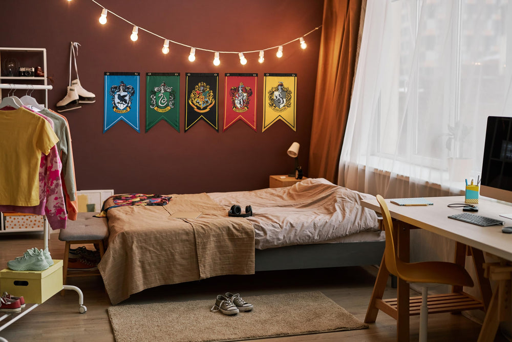 CON*QUEST banners used as party decor, enhances themed celebrations benefit