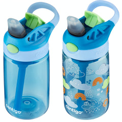 Contigo Aubrey lid disassembled to show removable parts — easy-clean, dishwasher-safe benefit