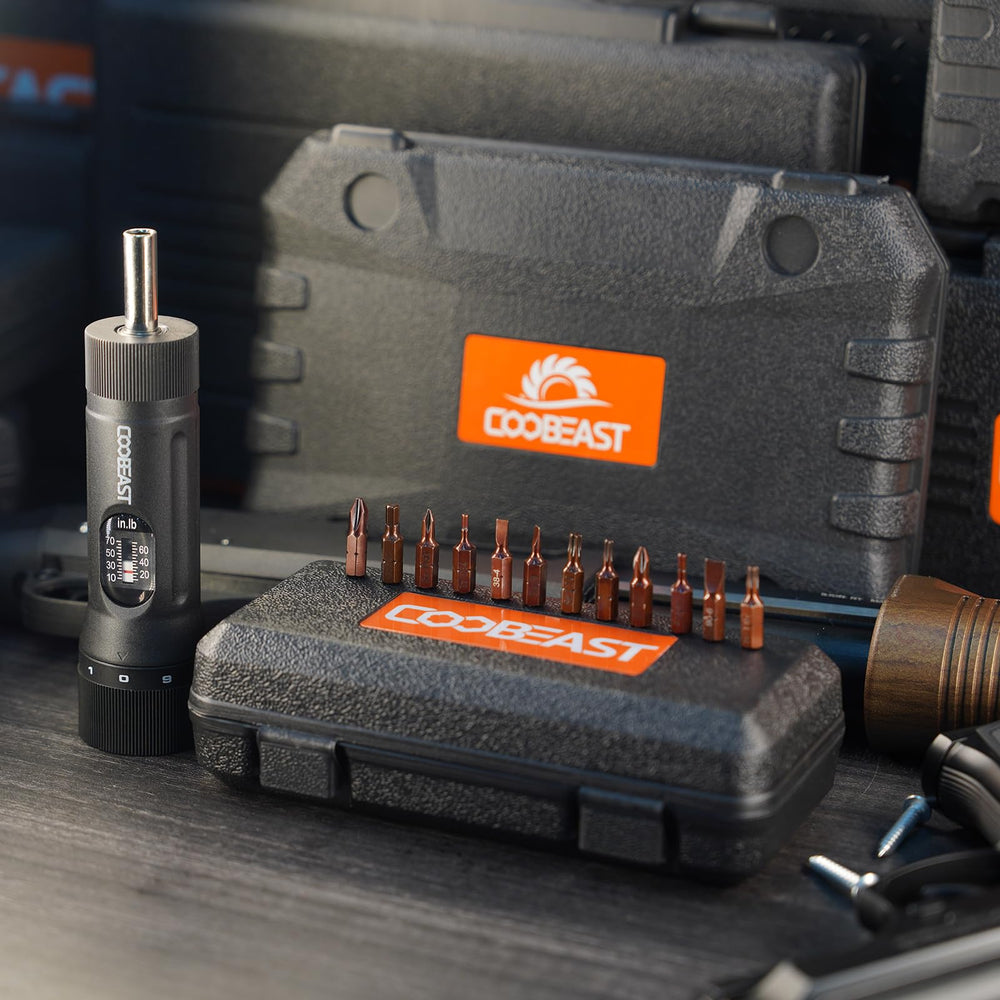 coobeast S2 alloy bits spread out demonstrating durable wear-resistant tips