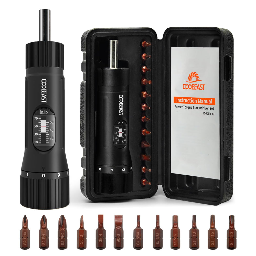 coobeast front view torque screwdriver showing robust build and easy handling