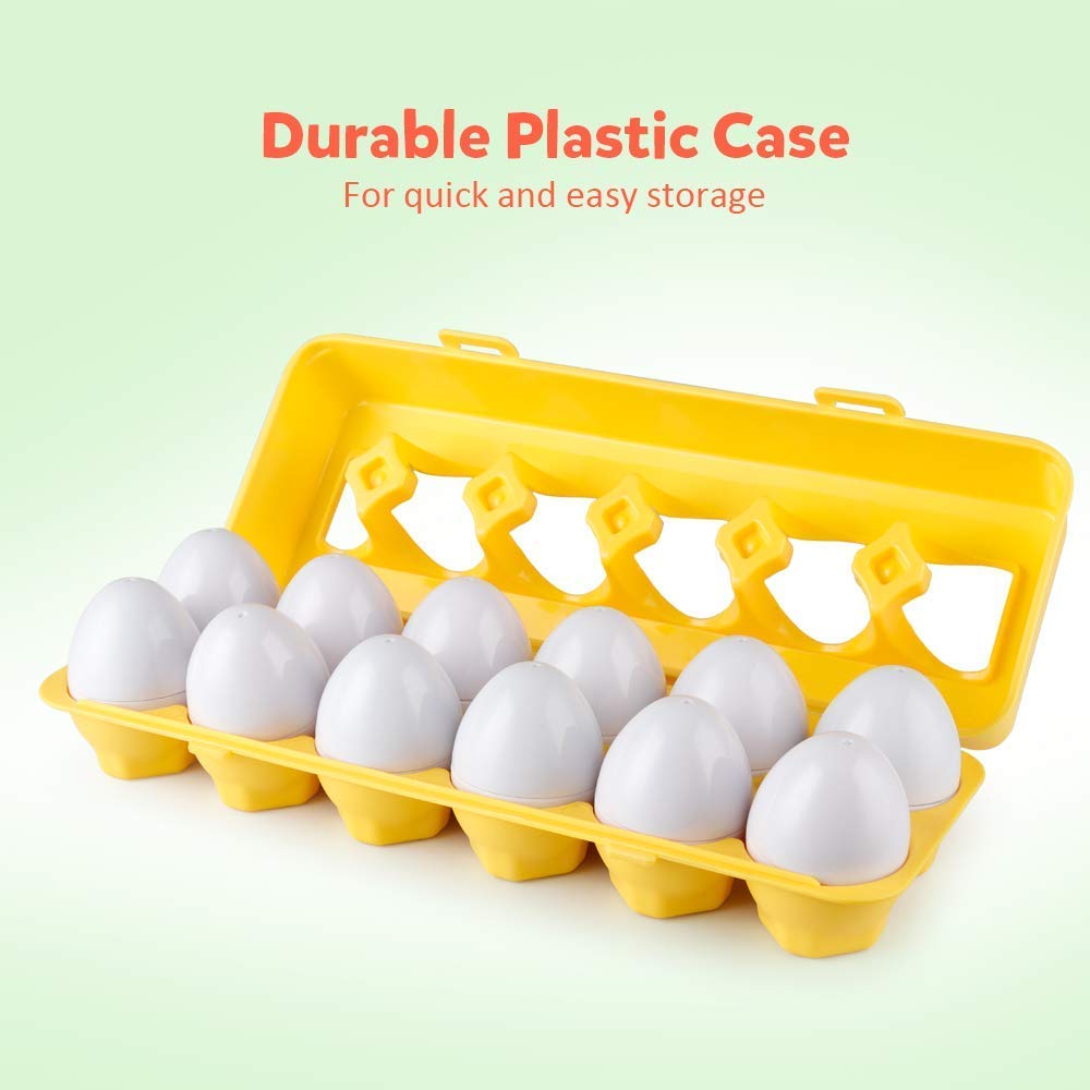 Coogam sturdy storage carton with eggs nested — keeps toys organized