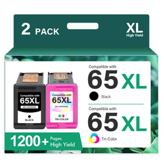 Cool Toner front packaging showing 65XL black and tri-color combo, clear replacement benefits
