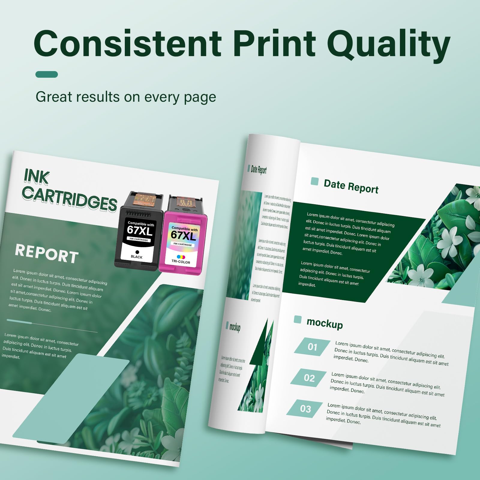 Cool Toner yield chart label showing up to 750 black and 450 color pages for cost planning