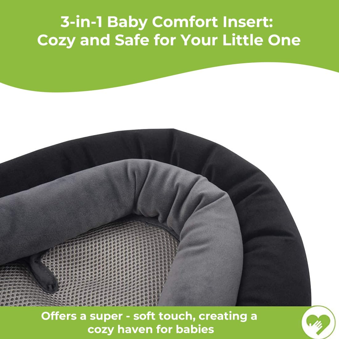 COOLBEBE reversible sides displayed for seasonal versatility