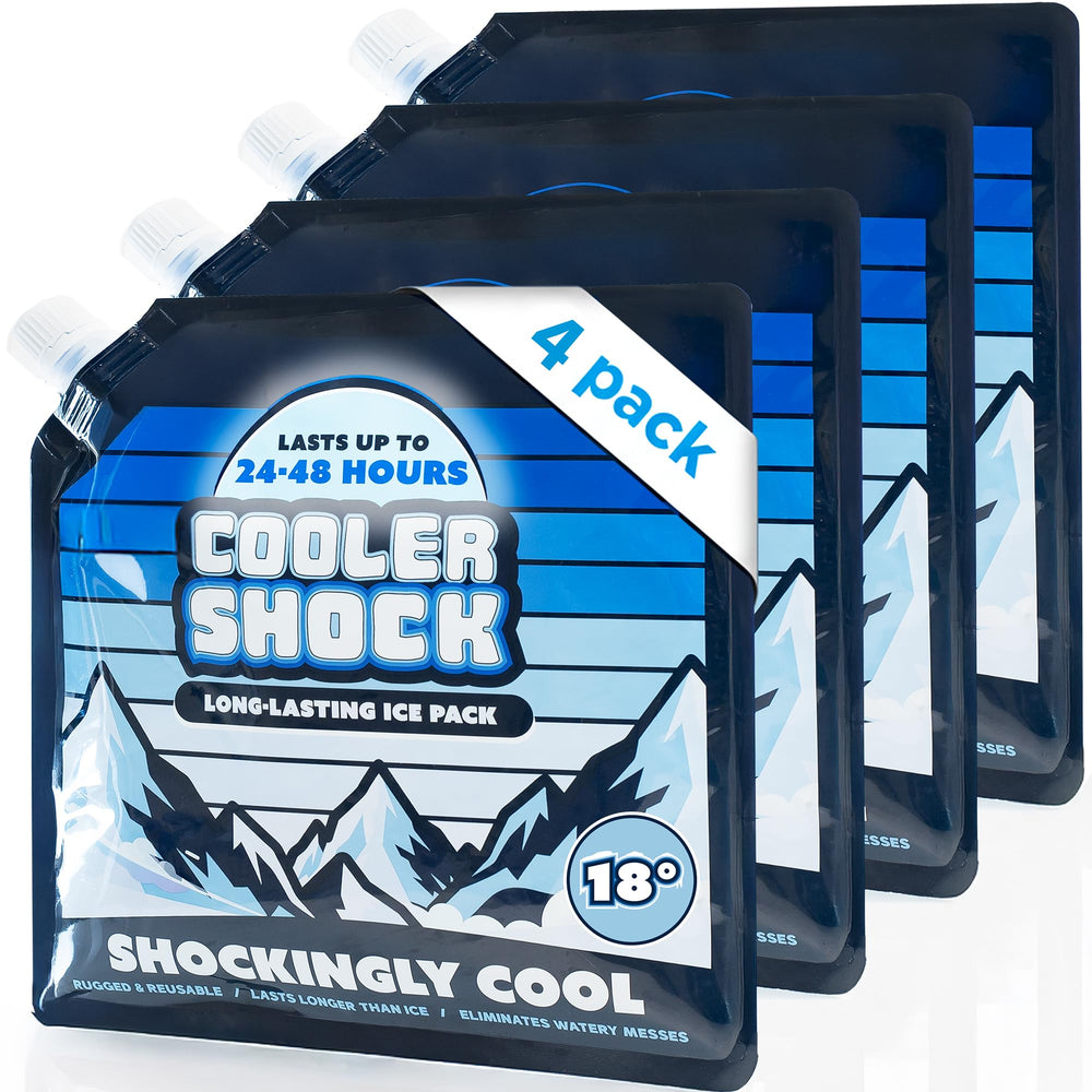 Cooler Shock front pack showing product and long-lasting cold benefit