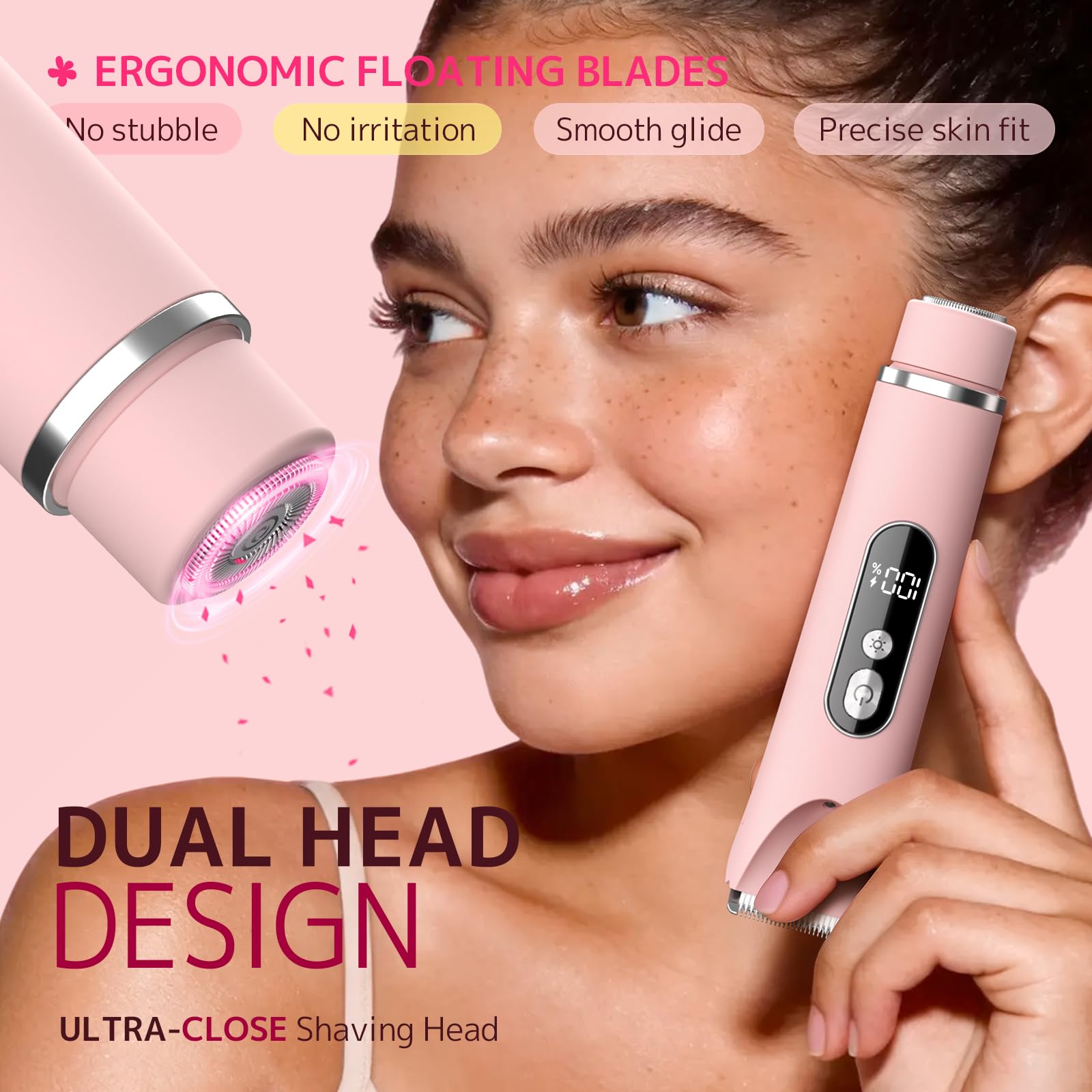 CoolHair trimmer used in shower showing waterproof design and easy rinsing benefit
