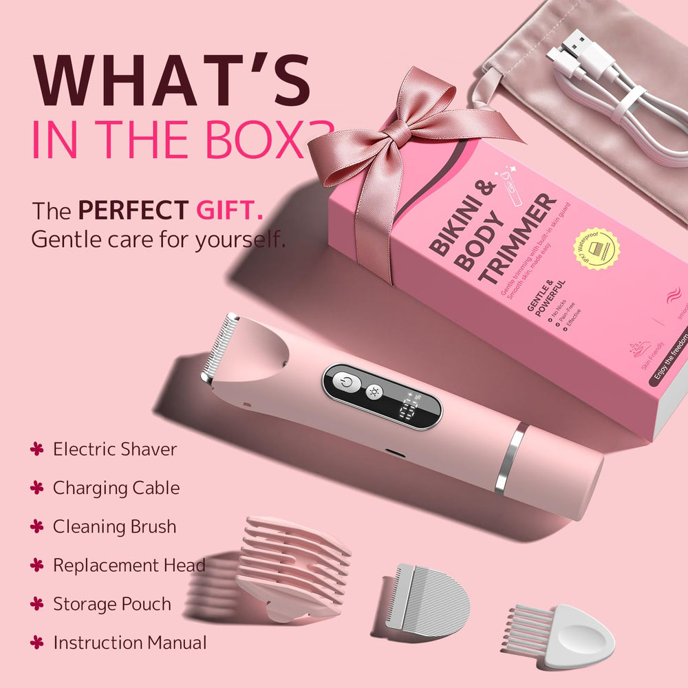 CoolHair LED light illuminating fine hairs for more accurate grooming results