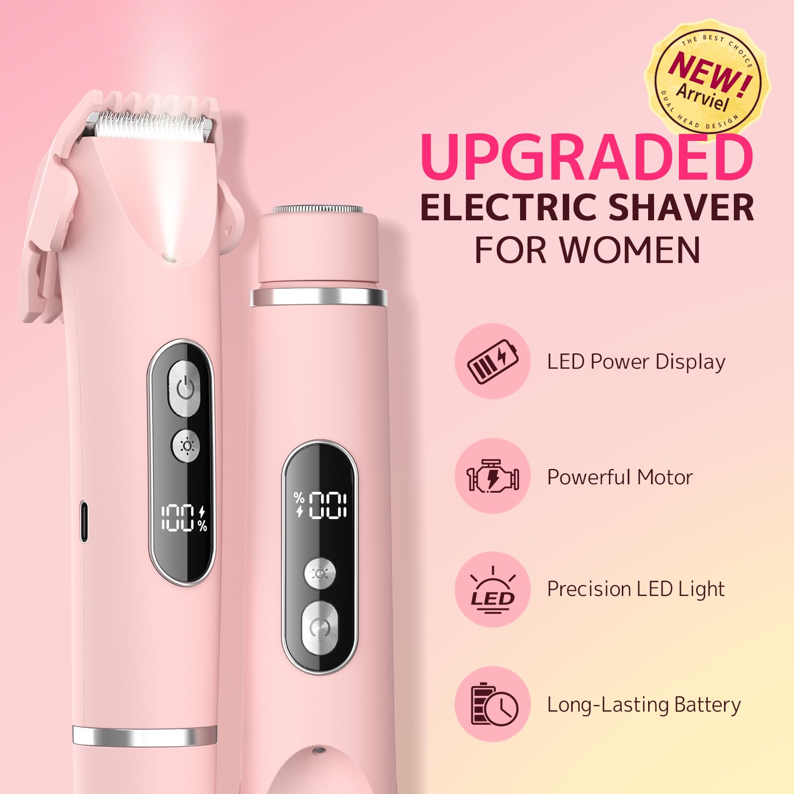 CoolHair trimmer in hand showing compact size for travel convenience