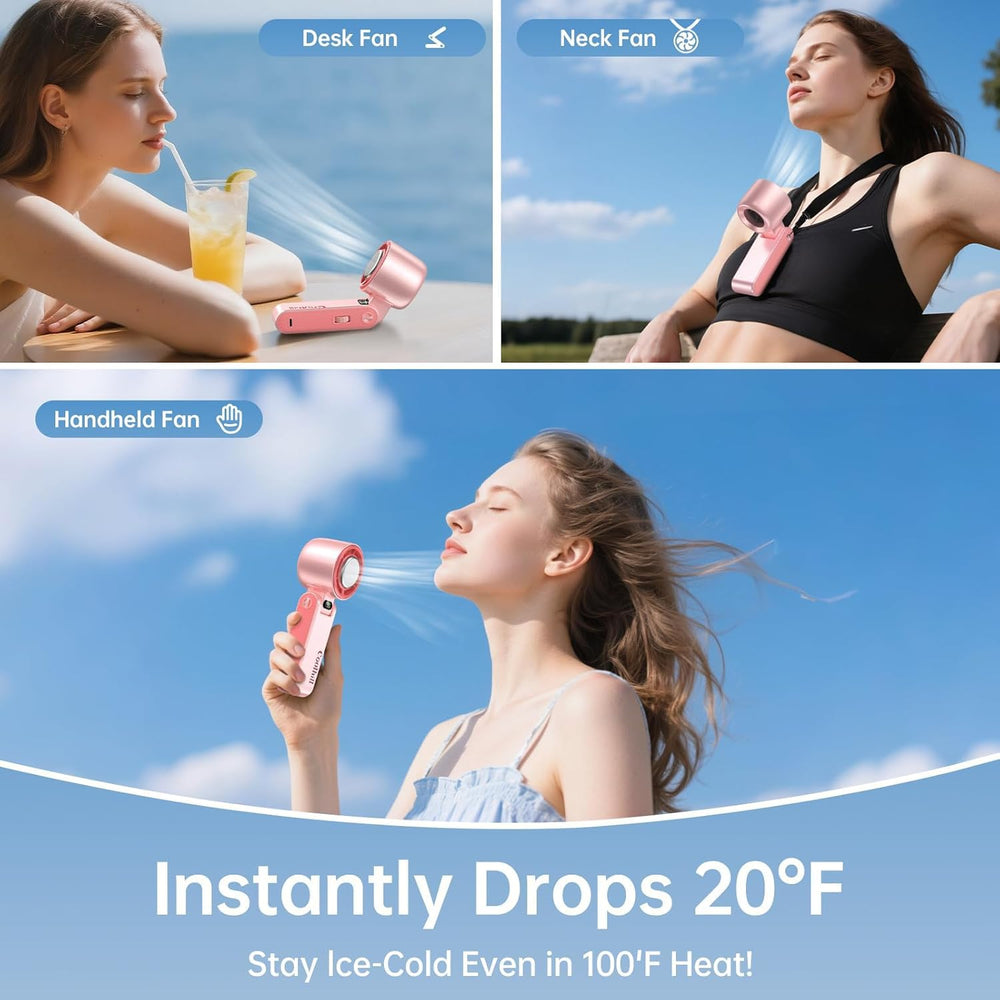 Coolhill used at the beach delivering personal cooling during outdoor heat