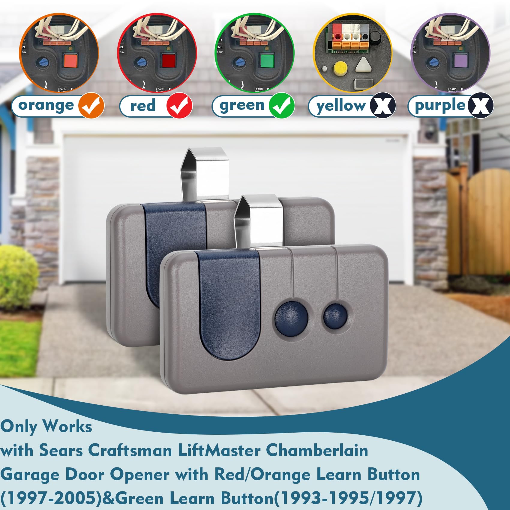 Cooouds rear case label with compatibility notes and learn-button reference for quick verification