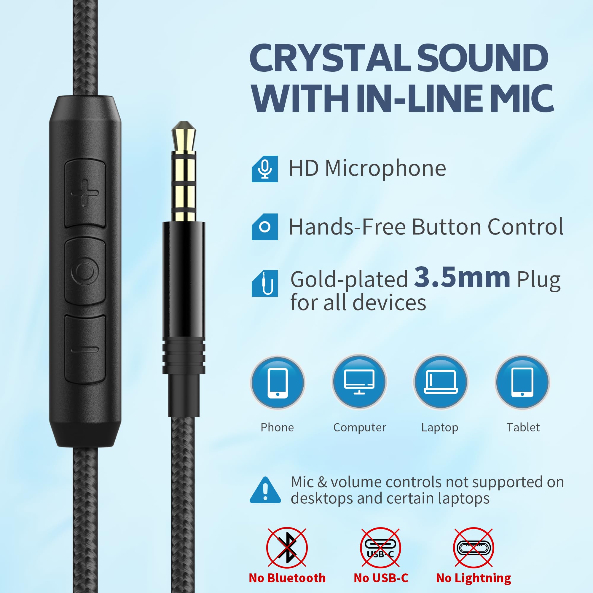 COOSII AC01 beside smartphone to show scale and 3.5mm compatibility benefit