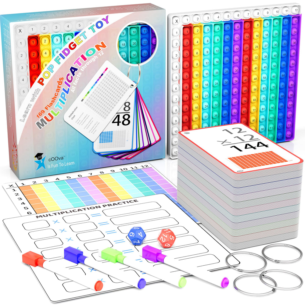 COOVA front packaging showing complete multiplication set and quick benefit