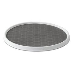 Copco front view of 18 inch lazy susan showing full platform and rim for organized storage