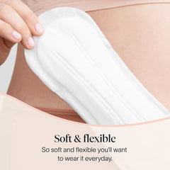 Cora liner thin profile view highlighting discreet, flexible fit