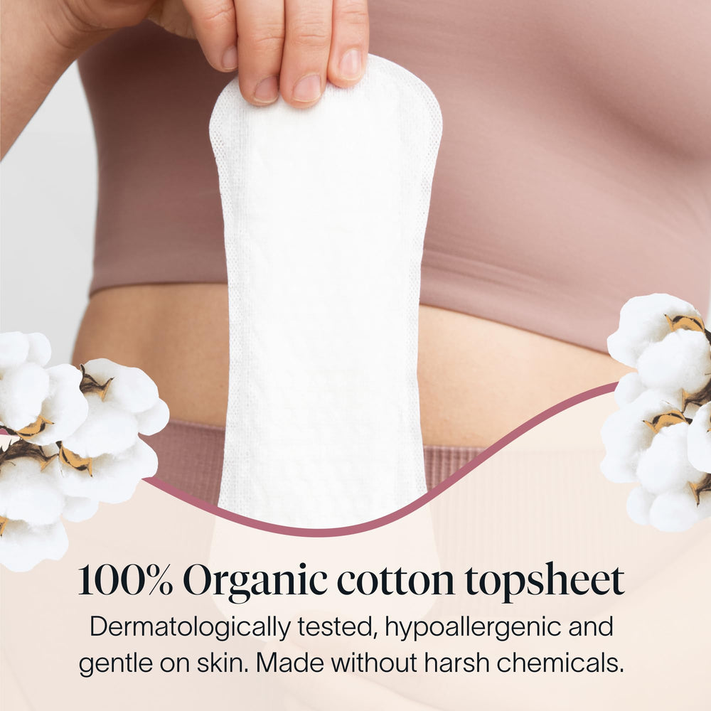 Cora close-up of organic cotton topsheet showing soft texture and reduced irritation