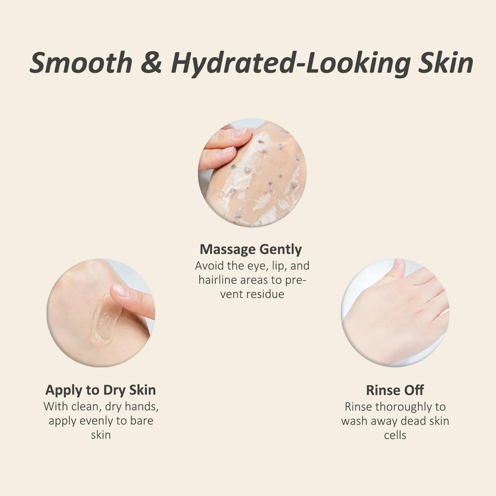CORACODE before and after skin close-up showing softer texture