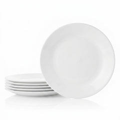 Corelle winter frost front packaging showing clean white plates and set benefit