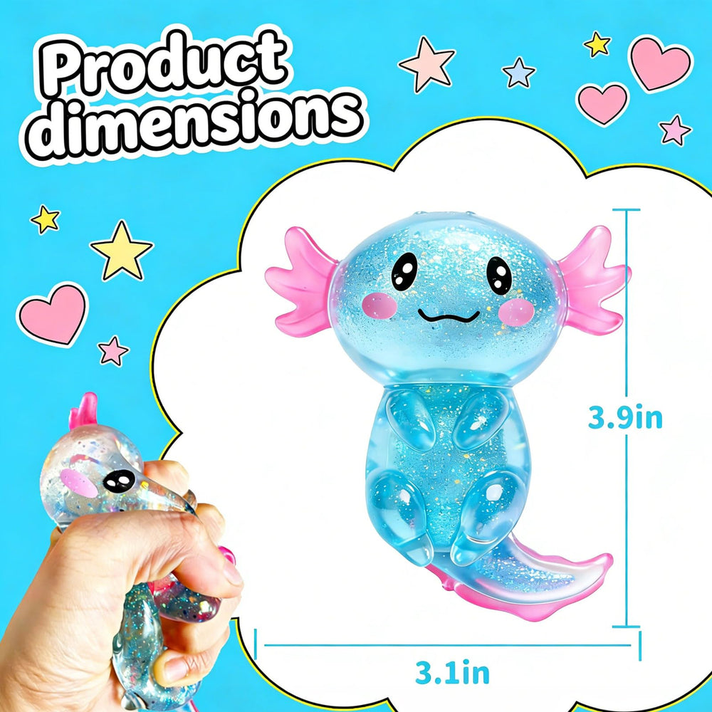 coroto axolotl stretch detail photo showing elasticity and slow rebound for repeated use