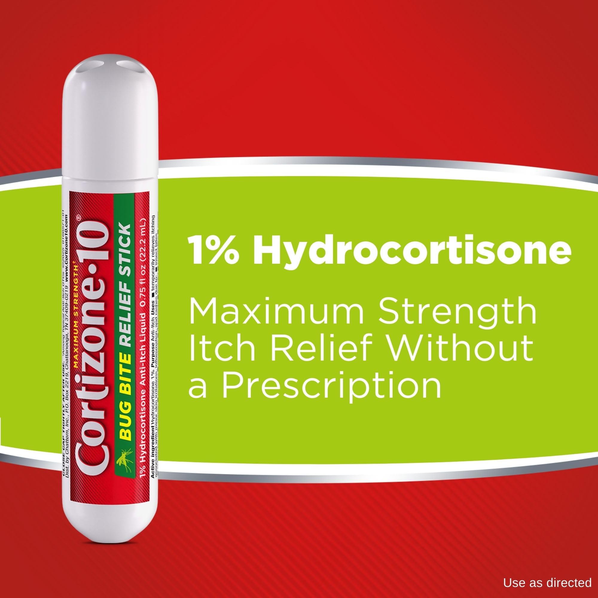 Cortizone 10 liquid texture on skin displaying soothing cooling effect