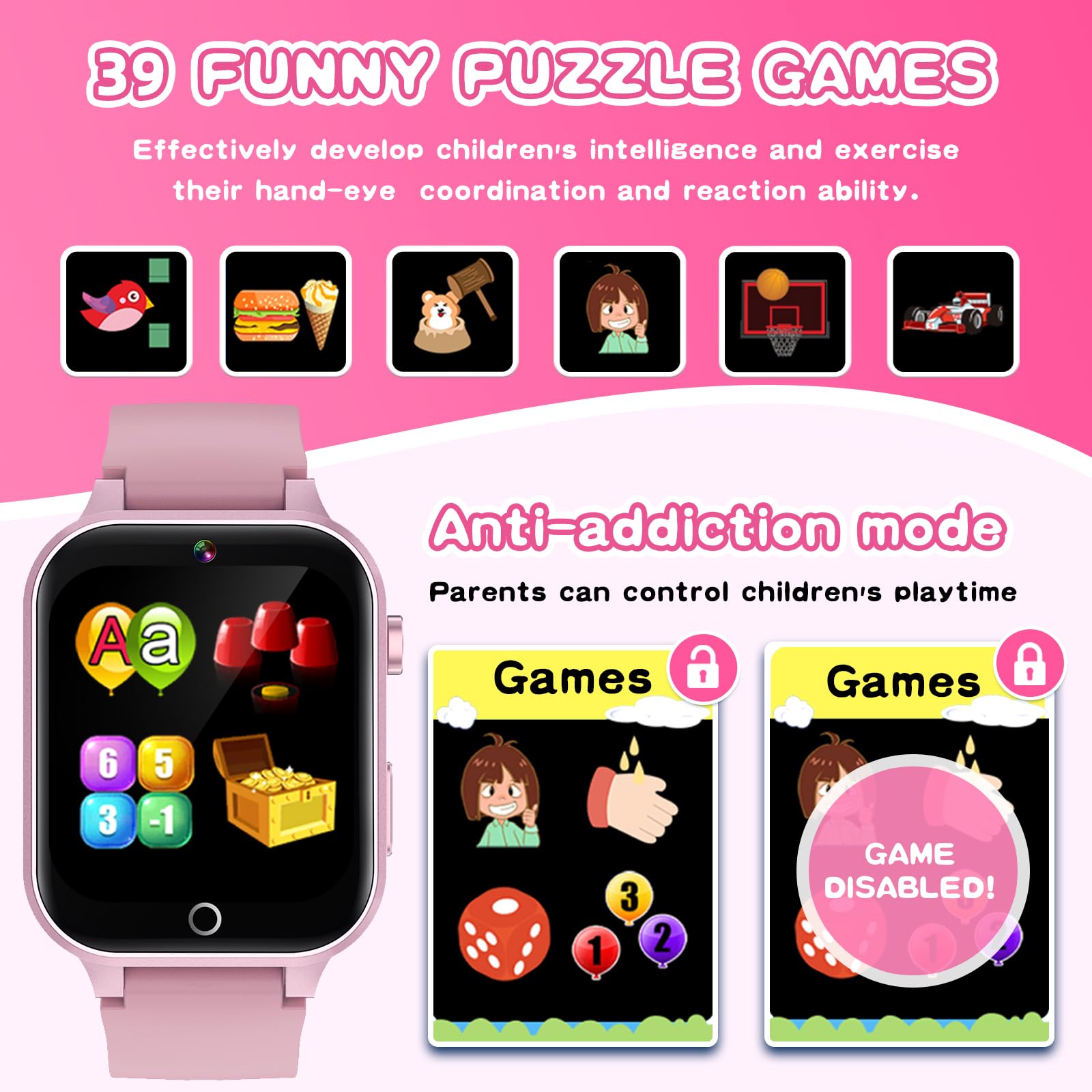 Cosjoype watch pedometer display showing step count to encourage active play