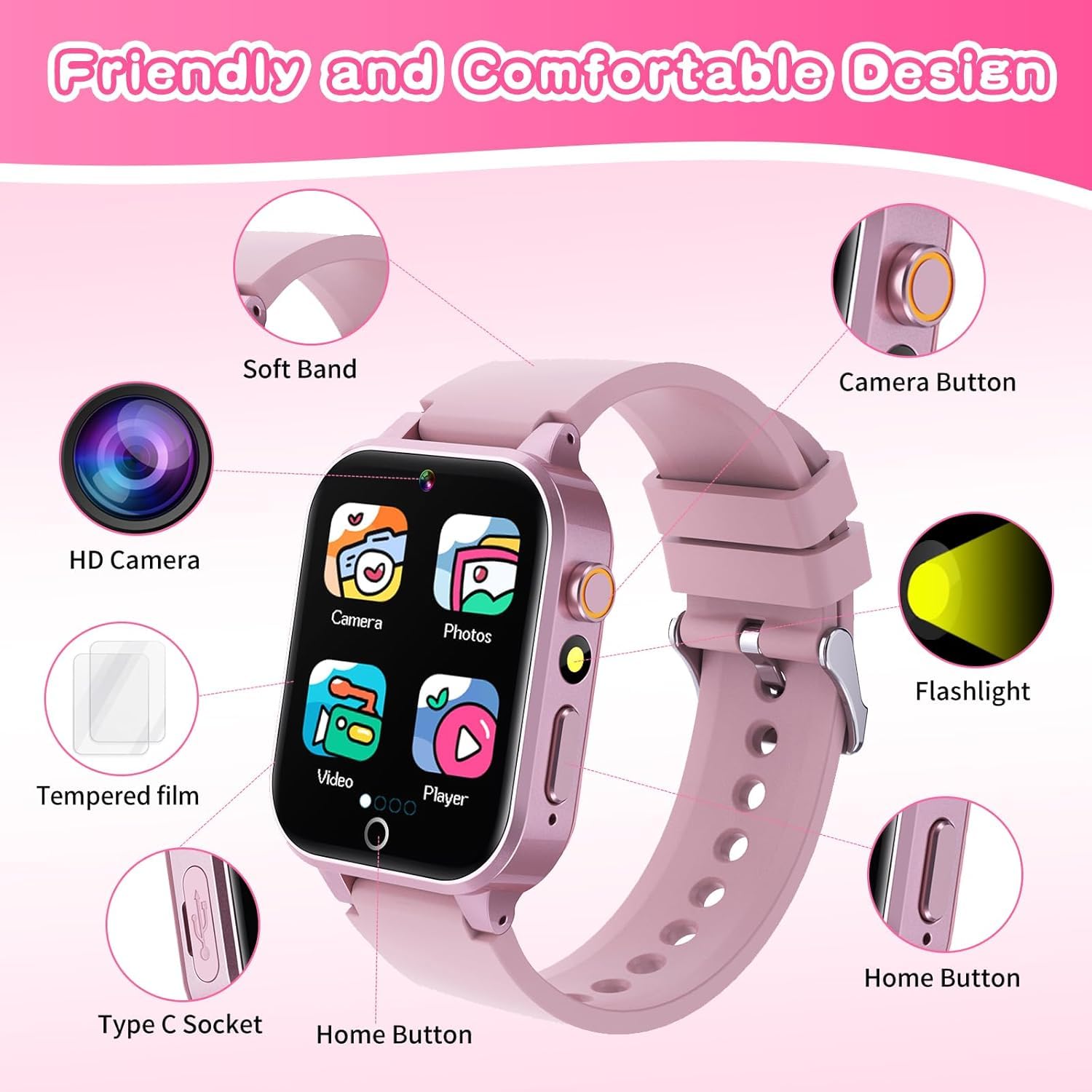 Cosjoype watch on a child's wrist for size comparison and comfortable everyday wear