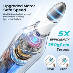 COSLUS C43 held in hand illustrating ergonomic size and cordless convenience