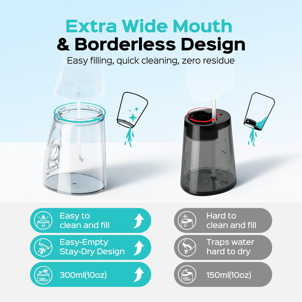 COSLUS C51 staged on bathroom counter for daily routine ease and tidy storage