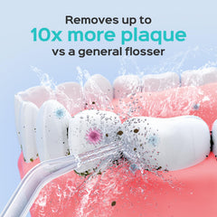 COSLUS E1 five jet tips arranged, labeled for braces and periodontal targeted cleaning