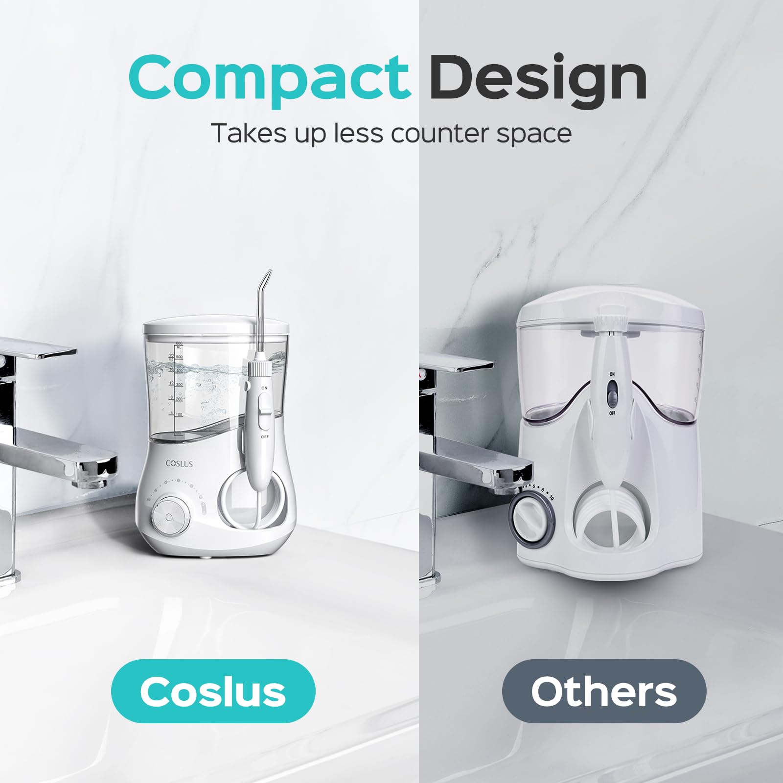 COSLUS E1 non-slip base detail for stable countertop placement and safer operation