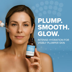 Cosmedica 4 fl oz bottle beside common items illustrating size and lasting supply benefit