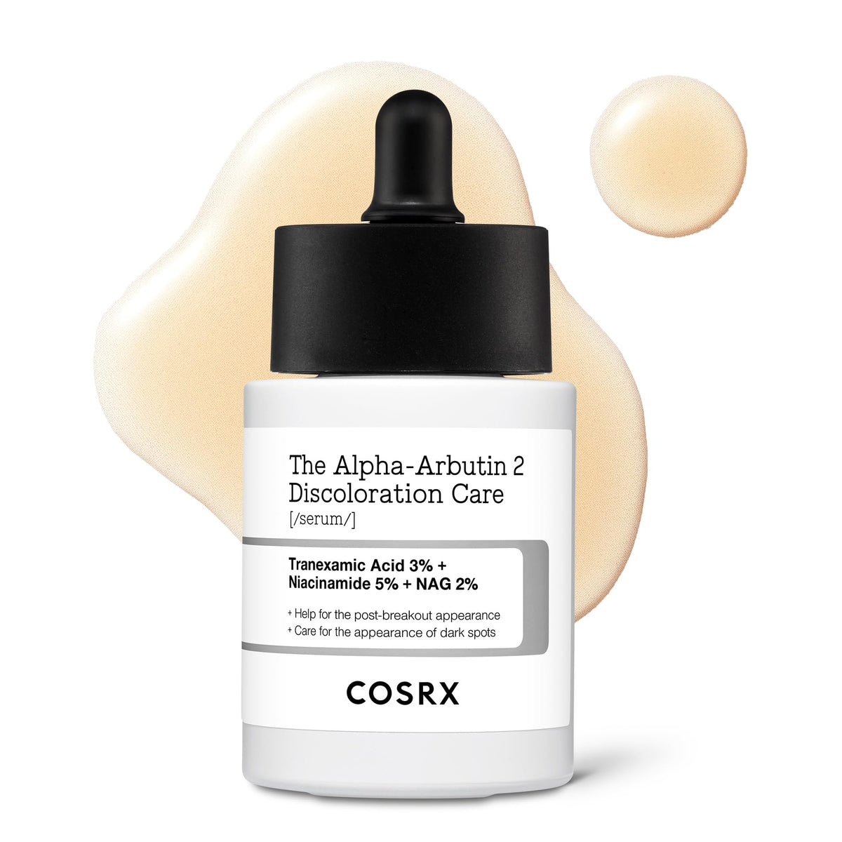 COSRX bottle front packaging showing product name and clear benefits