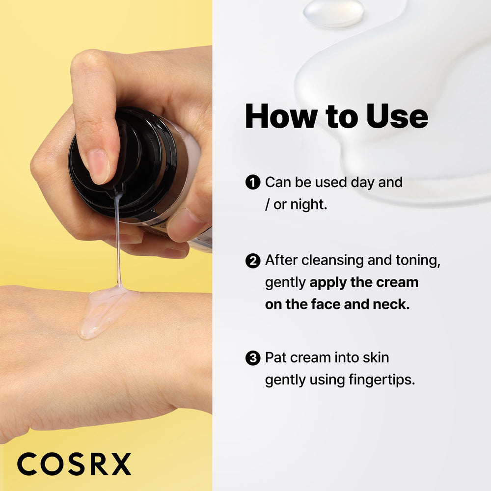 COSRX bottle in hand for size reference and easy daily use