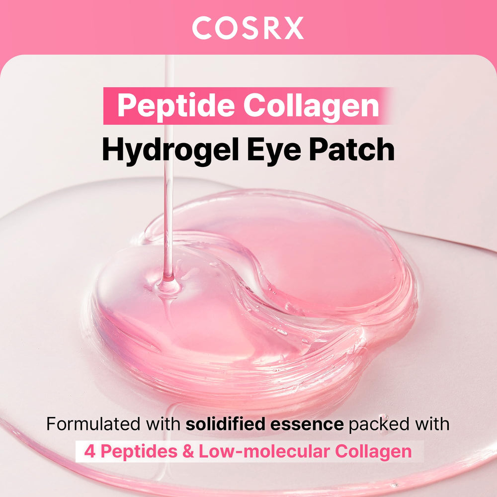 COSRX open jar with hydrogel patches visible demonstrating quantity and texture