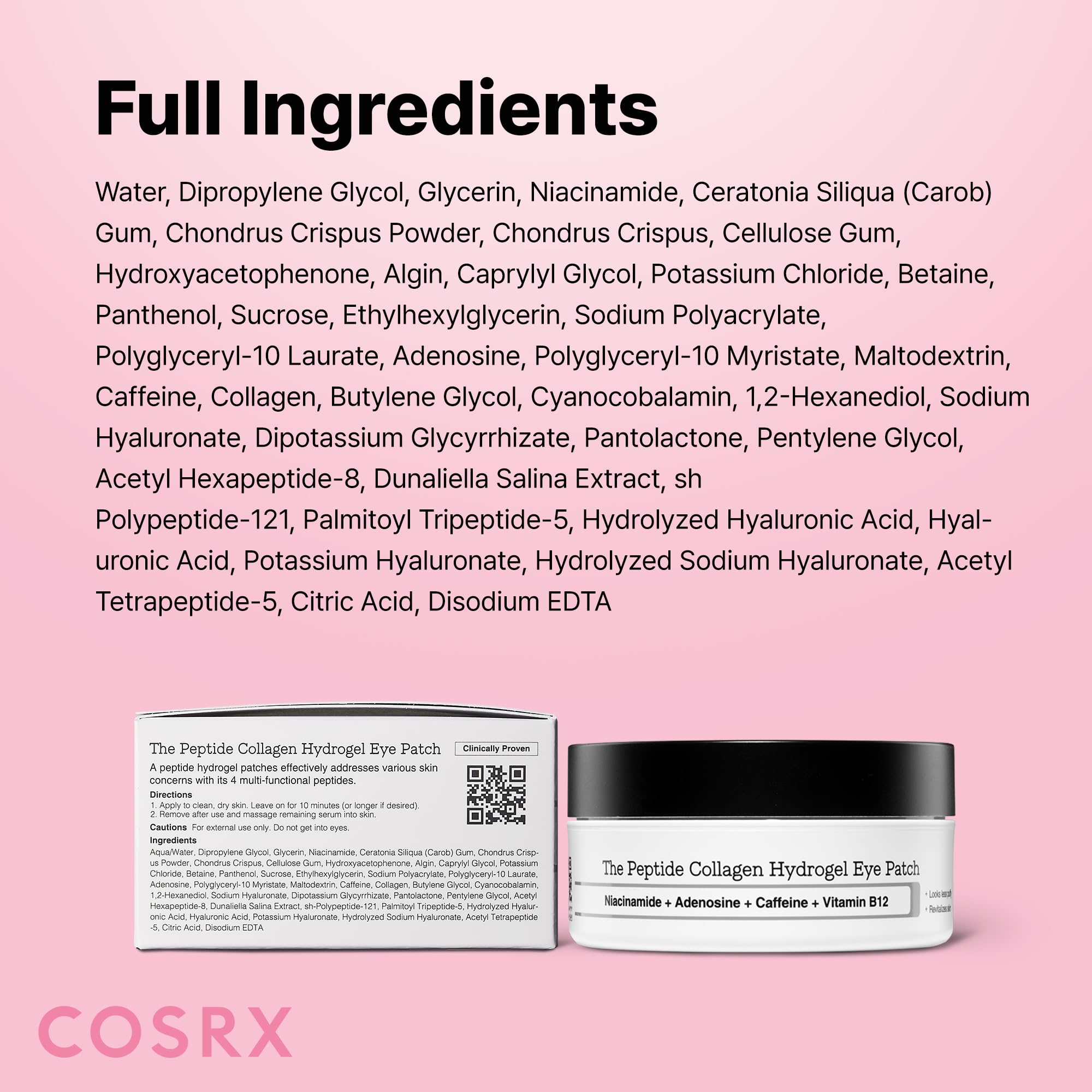 COSRX box with jar showing retail packaging and full product presentation