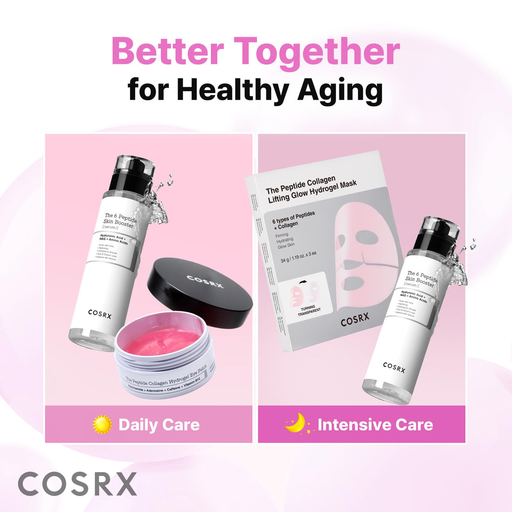 COSRX single patch on under-eye showing secure fit and targeted depuffing benefit