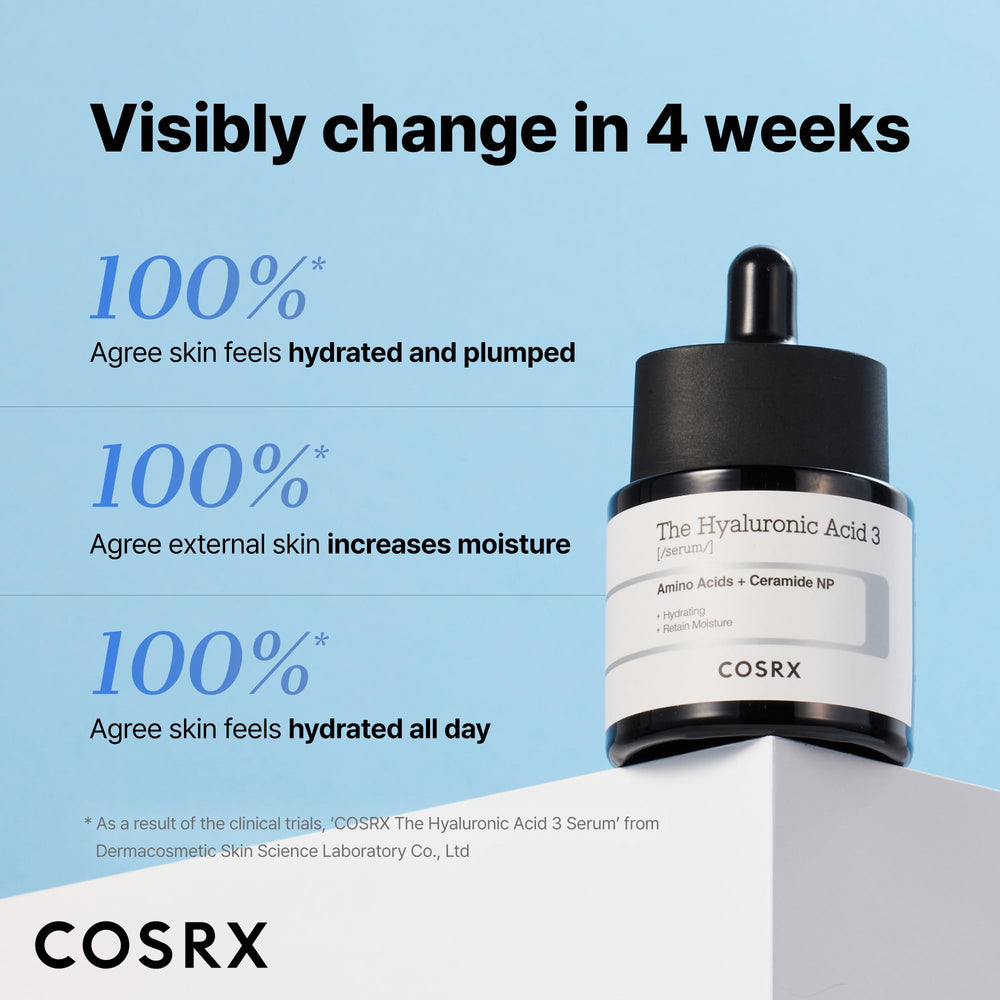 COSRX serum layered under moisturizer illustrating how it boosts hydration and enhances other products