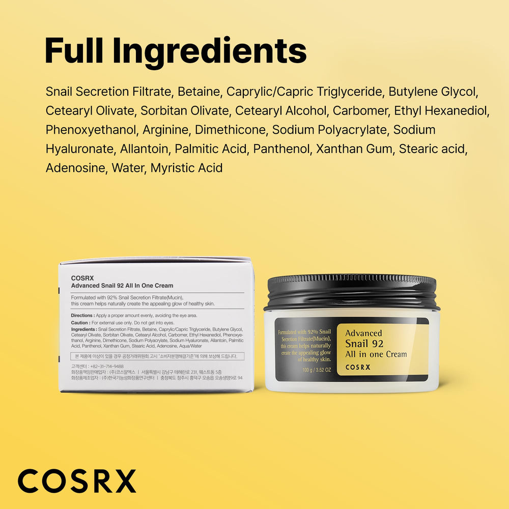 COSRX product boxed with lifestyle props conveying trustworthy clean beauty benefit