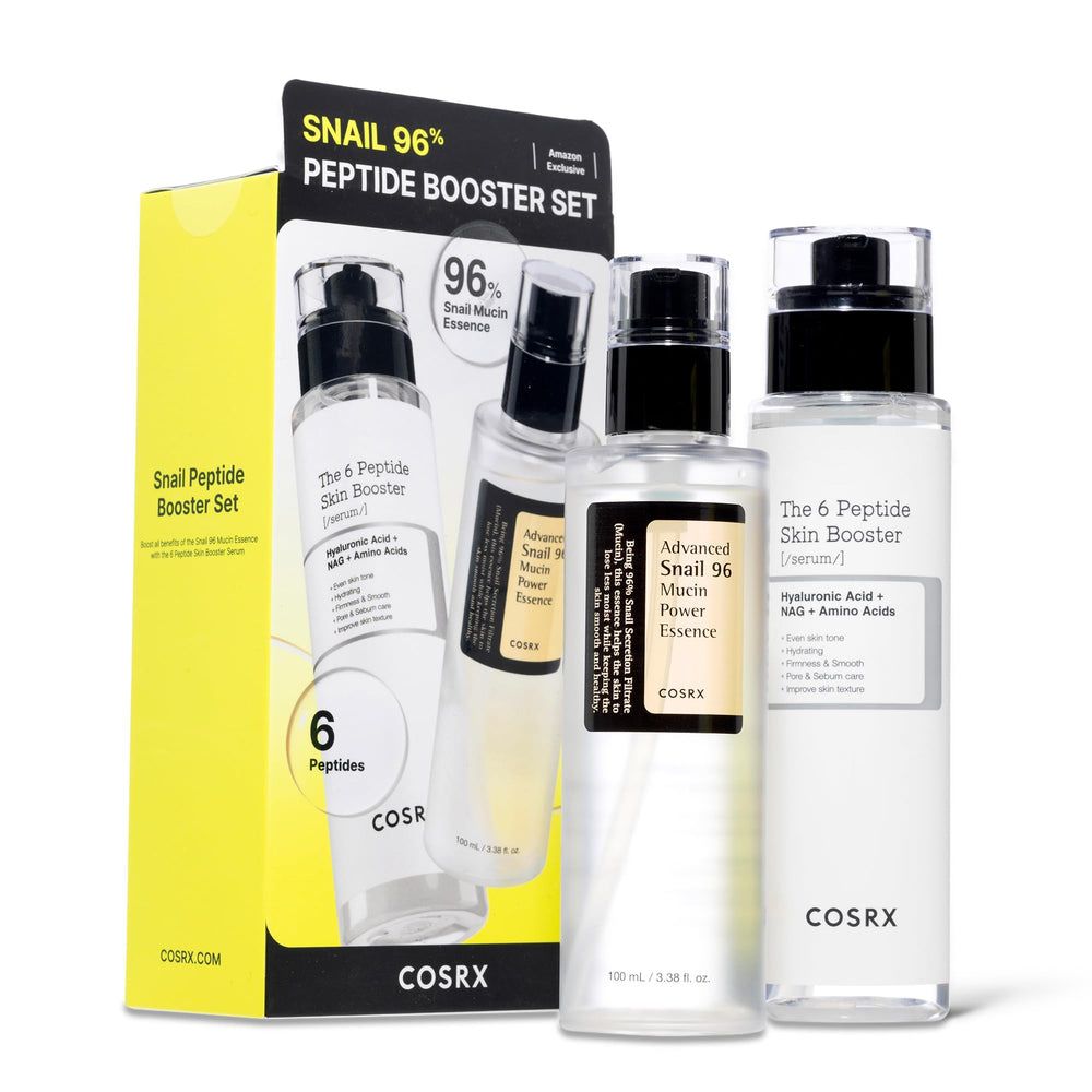 COSRX front packaging showing the set and a clear benefit of gentle hydration