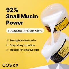 COSRX close-up of gel-cream texture revealing lightweight hydration benefit