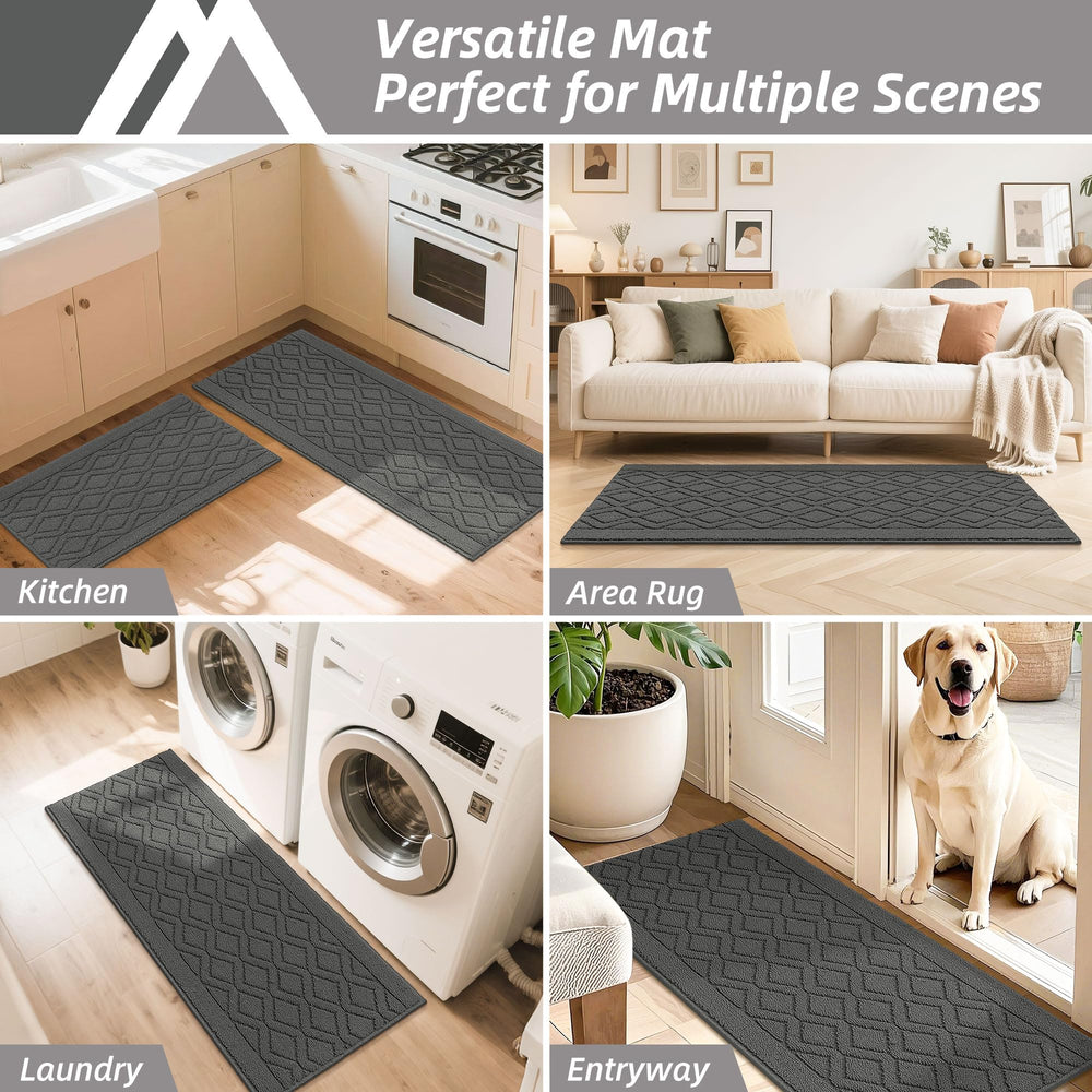 COSY HOMEER folded rug ready for machine wash showing easy-care benefit