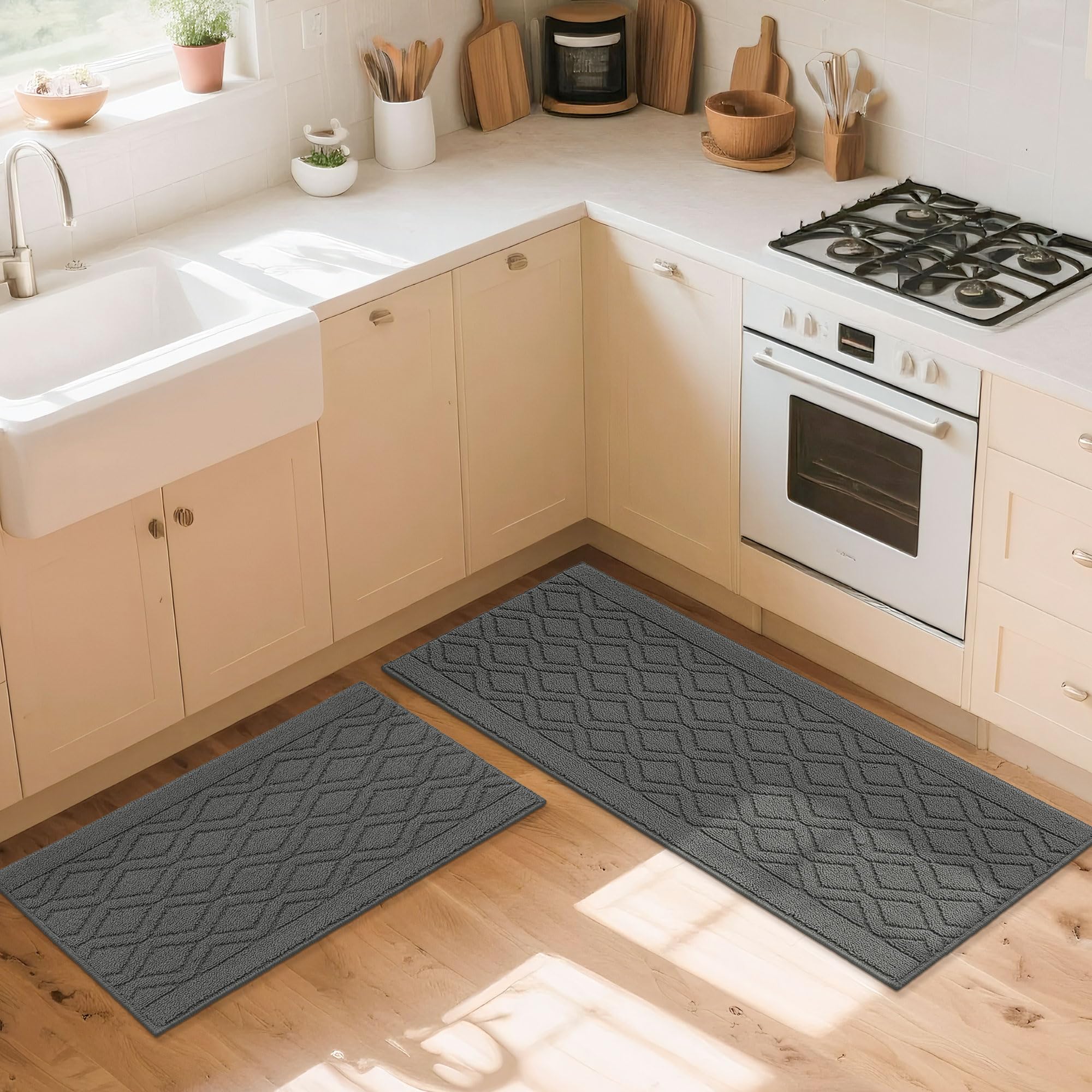 COSY HOMEER styled in a modern kitchen showing grey coordination benefit