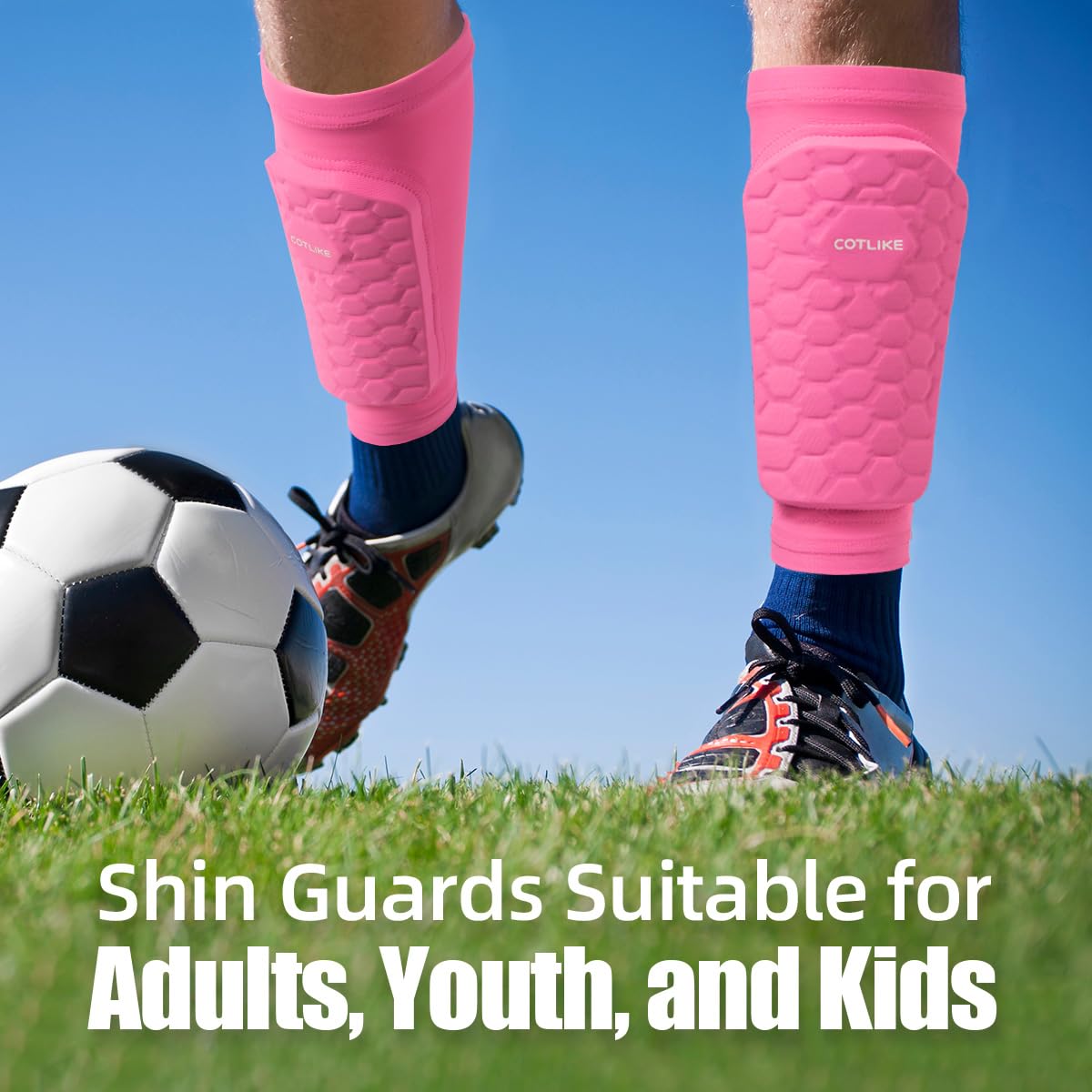 COTLIKE sleeve worn during a soccer match showing mobility and protection