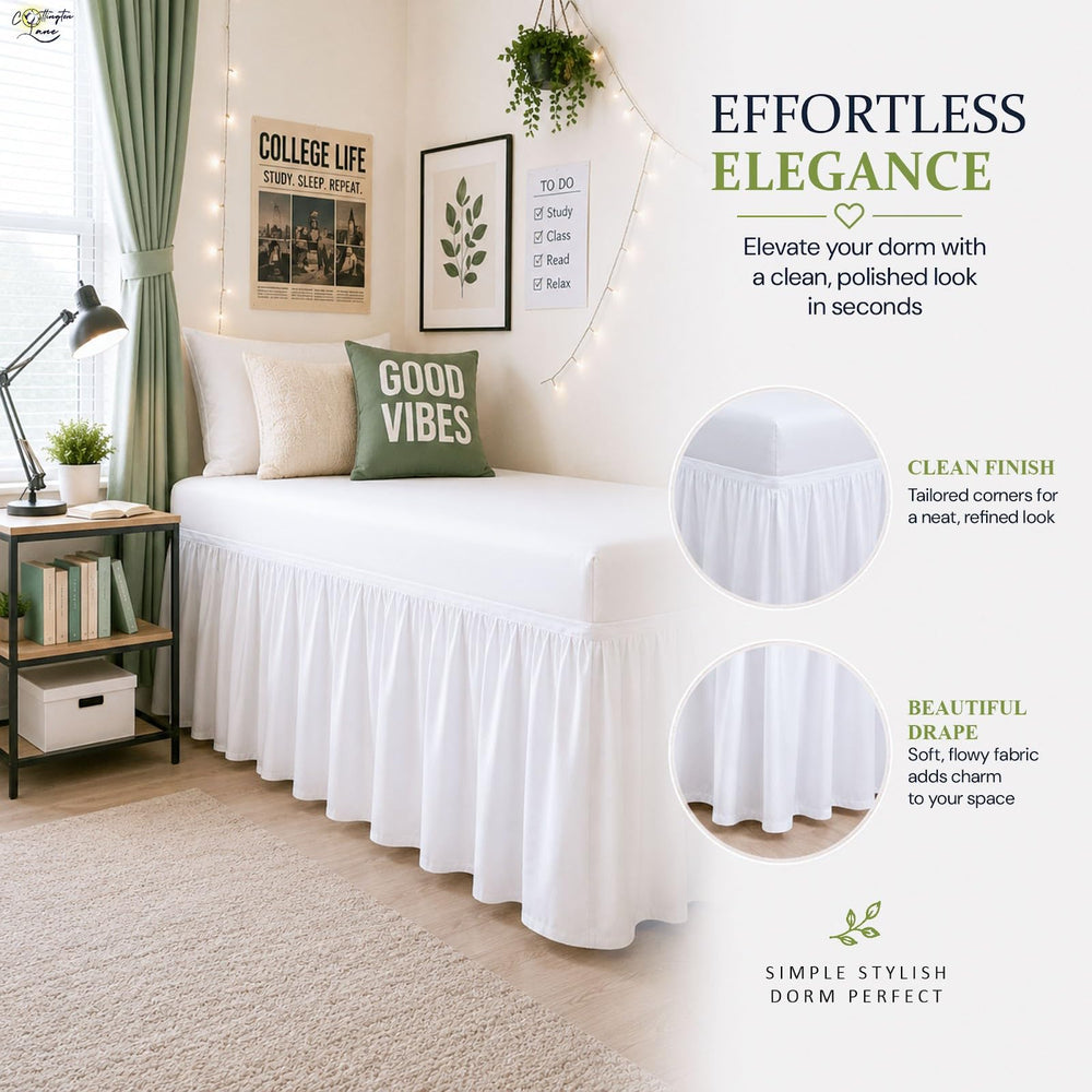 Cottington Lane wrap-around closure close-up showcasing quick mattress-free setup