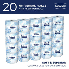 Cottonelle Professional individually wrapped roll emphasizing hygienic storage and easy handling