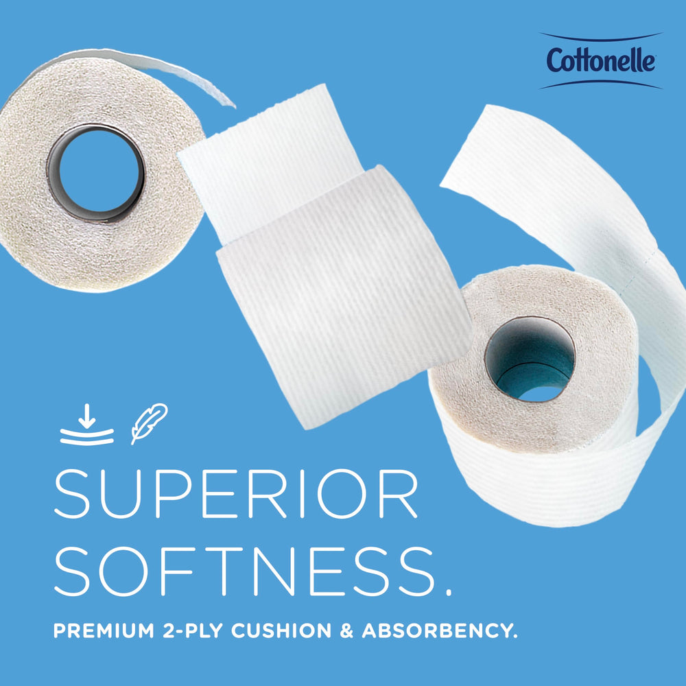 Cottonelle Professional label and FSC certification icons highlighting responsible sourcing benefit
